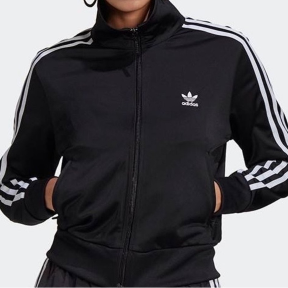 ADIDAS CLASSICS FIREBIRD PRIMEBLUE SPORTS TRACK JACKET Women’s Black Medium NWOT